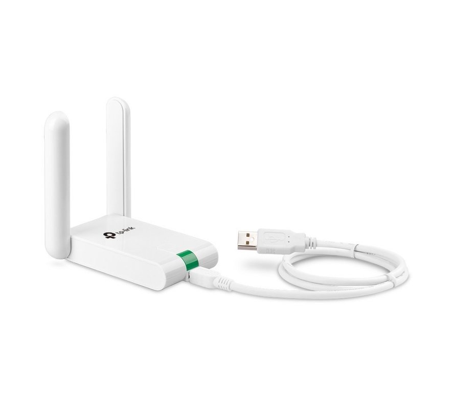 TL-WN822N | Wi-Fi 4 USB Adapter | 300 Mbps | 2,4 GHz | Dual Antennes | USB 2.0 | Zwart