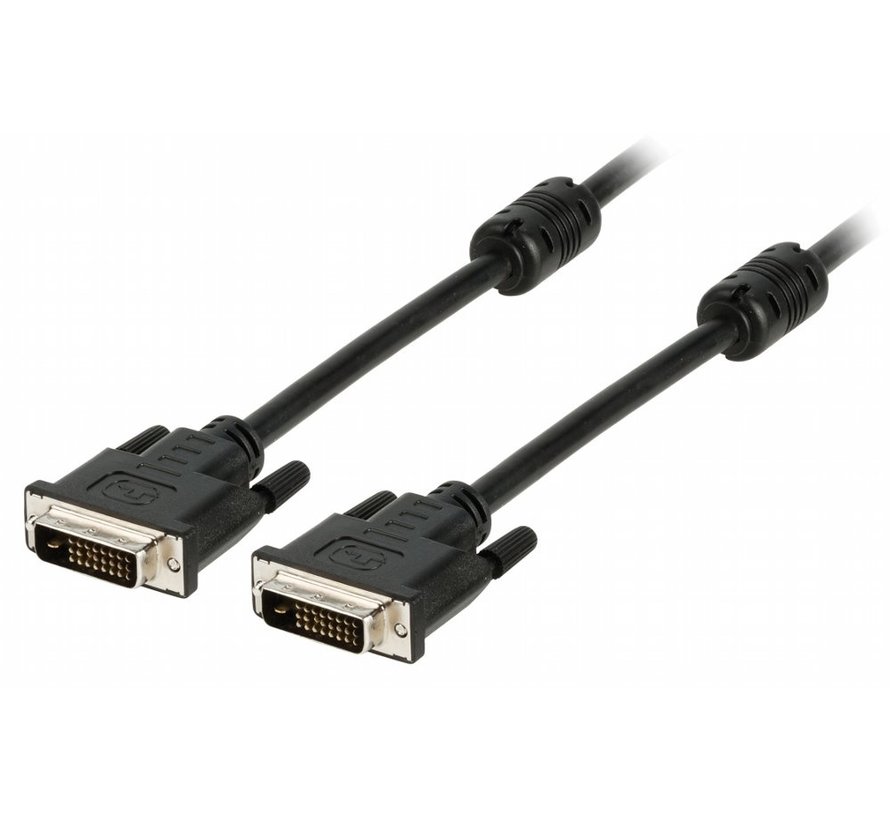 Valueline VLCP32000B100 DVI kabel 10 m DVI-D Zwart
