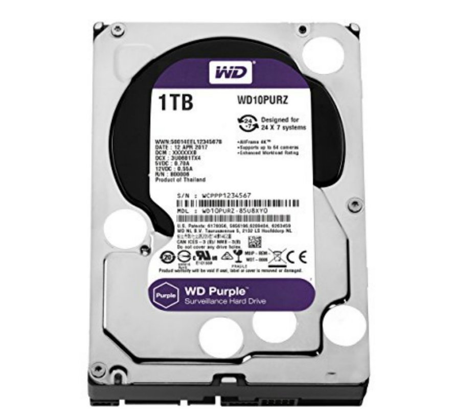 Purple 3.5" 1000 GB SATA III