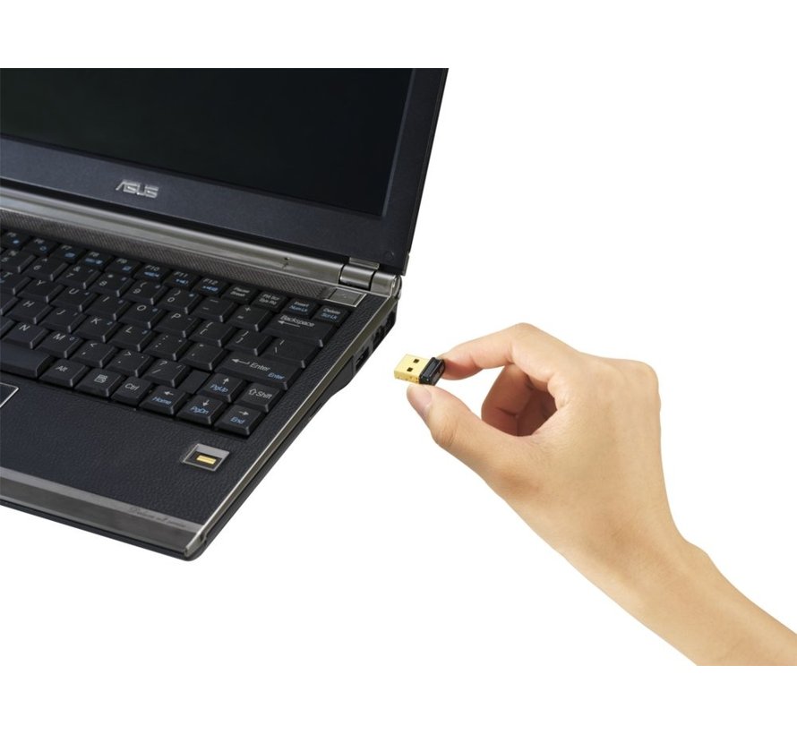 ASUS USB-N10 Nano B1 | Wi-Fi 4 USB Adapter | 150 Mbps | 2,4 GHz | USB 2.0