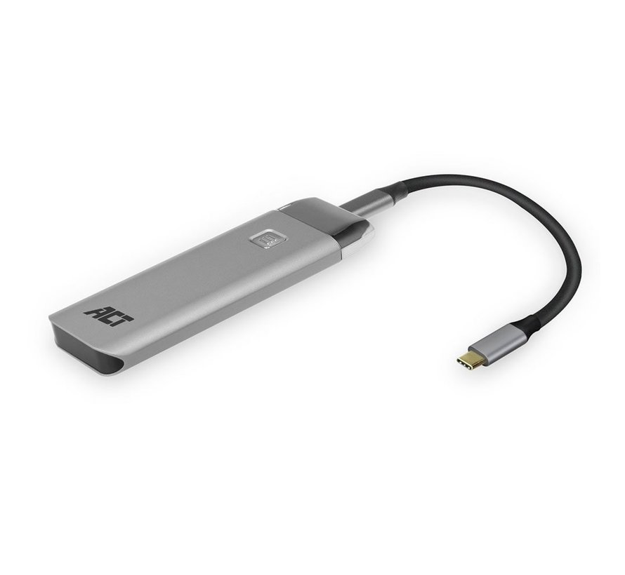 AC7090 M.2 NVMe USB-C SSD Behuizing, aluminium, USB 3.2 Gen2