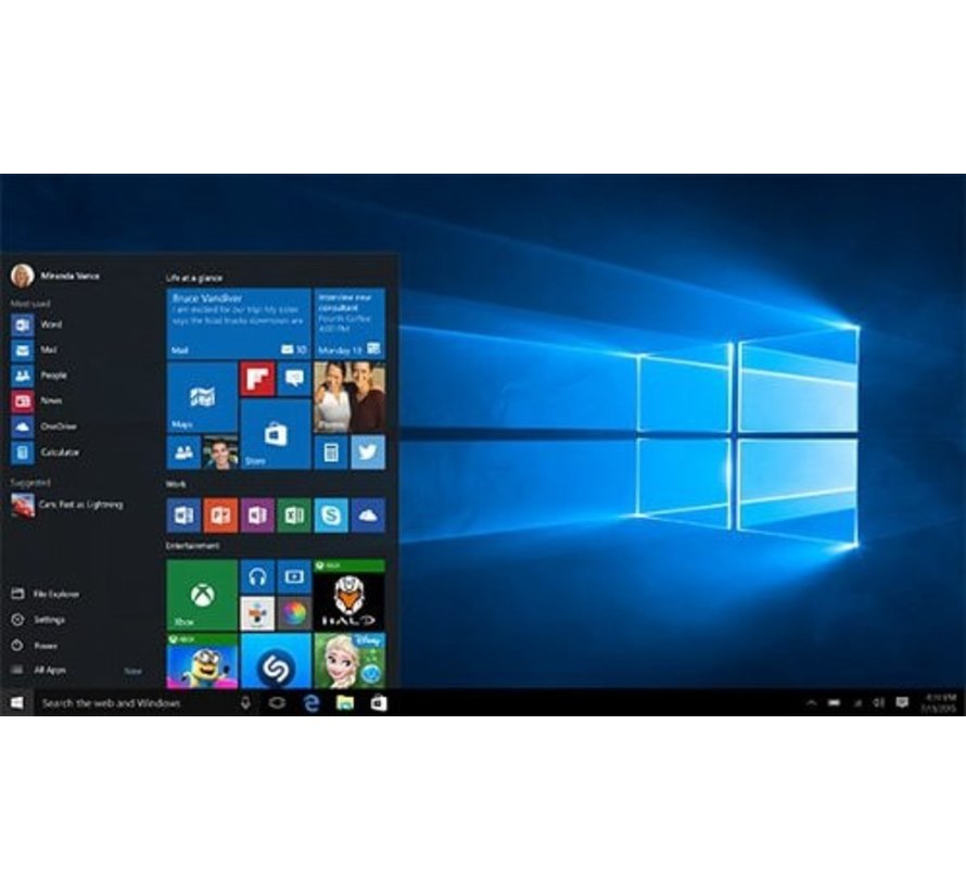Windows 10 Pro (64-bit) 1 licentie(s)