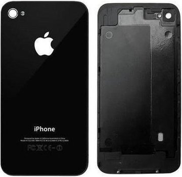 iPhone 4S achterkant/back cover zwart