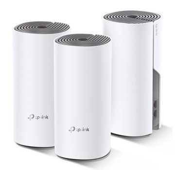 TP-Link TP-LINK Deco E4 (3-pack) Dual-band (2.4 GHz / 5 GHz) Wi-Fi 5 (802.11ac) Wit, Grijs 2 Intern