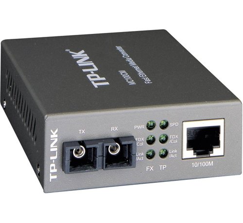 TP-Link TP-LINK MC210CS netwerk media converter 1000 Mbit/s 1310 nm Single-mode Zwart