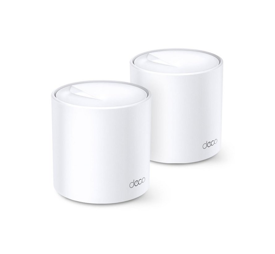 Deco X20 (2-pack) | Dual-band WiFi 6 Mesh Router | Gigabit Ethernet | AX1800