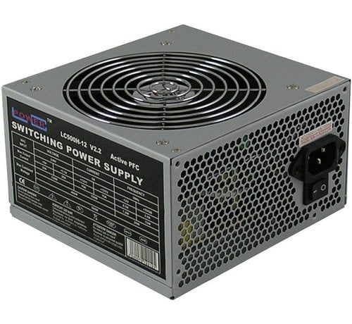 LC-Power LC500H-12 V2.2 power supply unit 500 W ATX Grijs