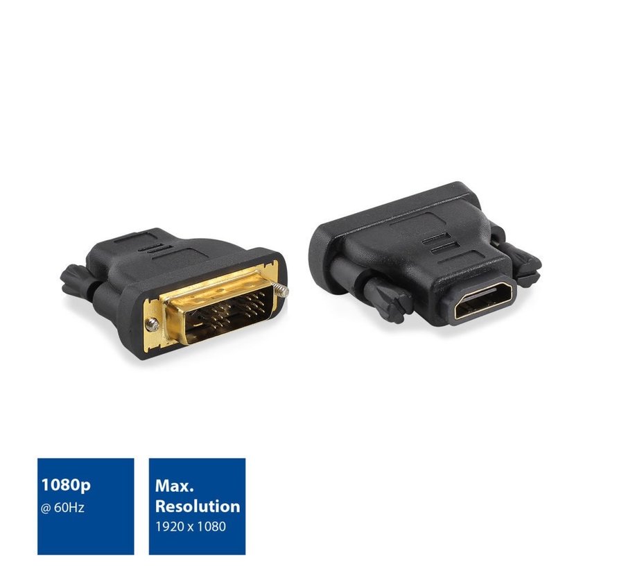 DVI-D naar HDMI Verloopadapter | Zip Bag