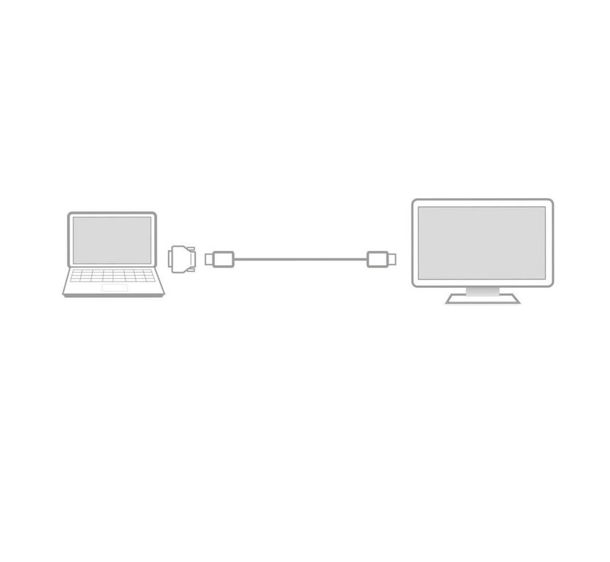 DVI-D naar HDMI Verloopadapter | Zip Bag