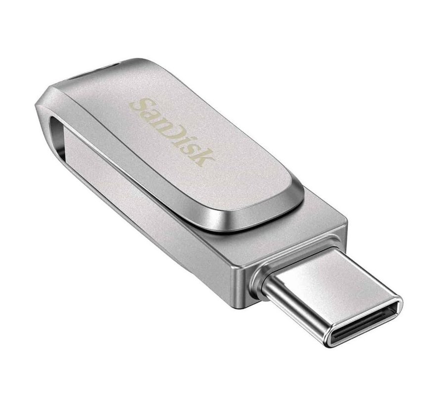 SanDisk Ultra Dual Drive | 1TB USB-C 3.2 & USB-A 3.2 Flash Drive | Roestvrijstaal