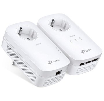 TP-Link TL-PA8033P KIT | Powerline Adapter Set | 1300 Mbps | 3x Gigabit Ethernet | Met Stopcontact | Wit