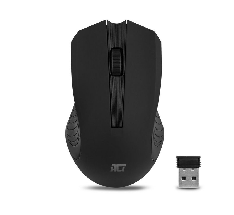 AC5105 | Ambidextrous Draadloze Muis | RF-Draadloos | 1600 DPI | Zwart