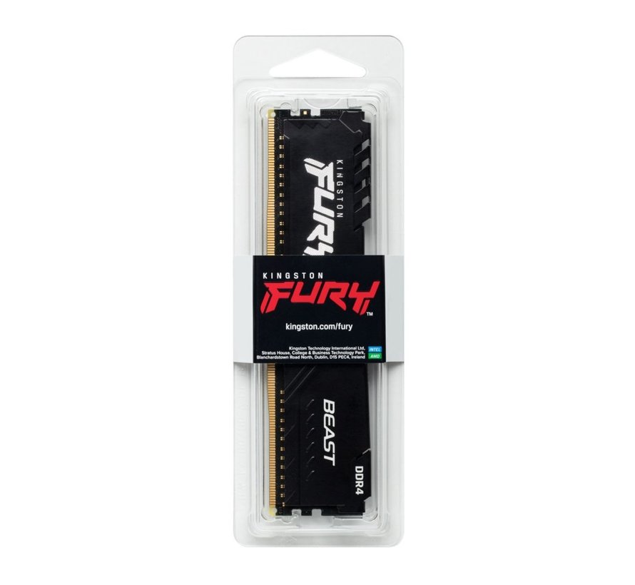 Fury Beast | 1x16GB DDR4 | 3200MHz | DIMM | CL16 | Geheugenmodule | RAM