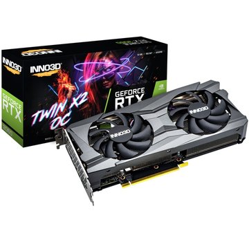 Inno3D GeForce RTX 3060 TWIN X2 OC LHR | 12GB GDDR6 VRAM | Videokaart | GPU | Nvidia