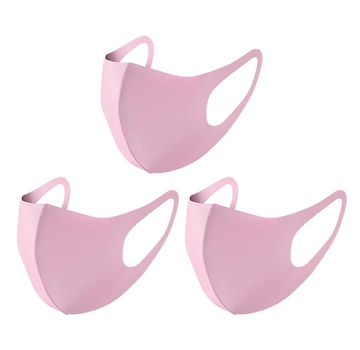 Pcman  3x mondkapjes wasbaar roze