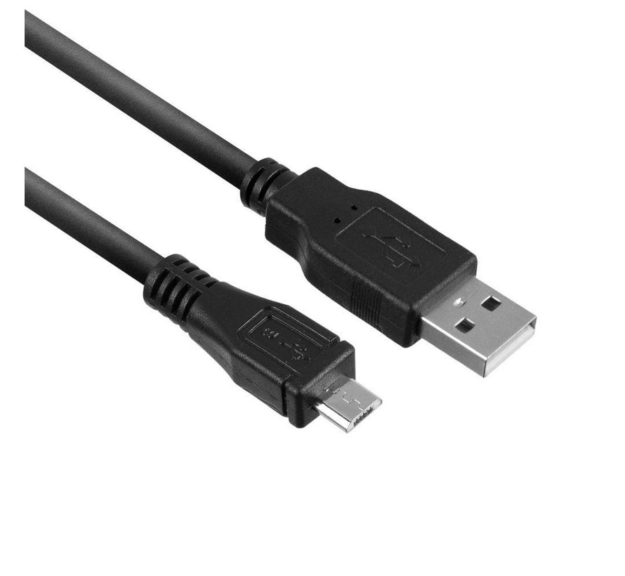 AC3000 USB-kabel 1 m USB 2.0 USB A Micro-USB B Zwart