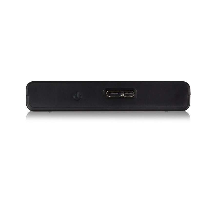 AC1215 behuizing voor opslagstations HDD-/SSD-behuizing Zwart 2.5"