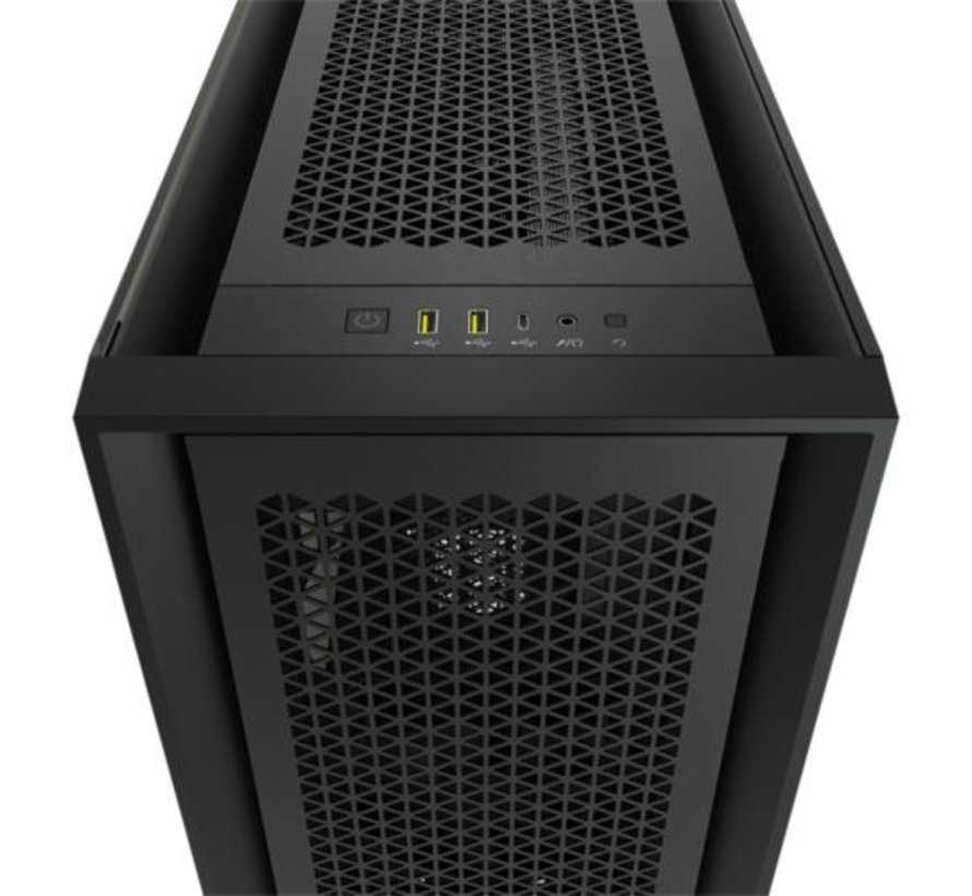 5000D Airflow Tempered Glass | Midi Tower Case | Zwart