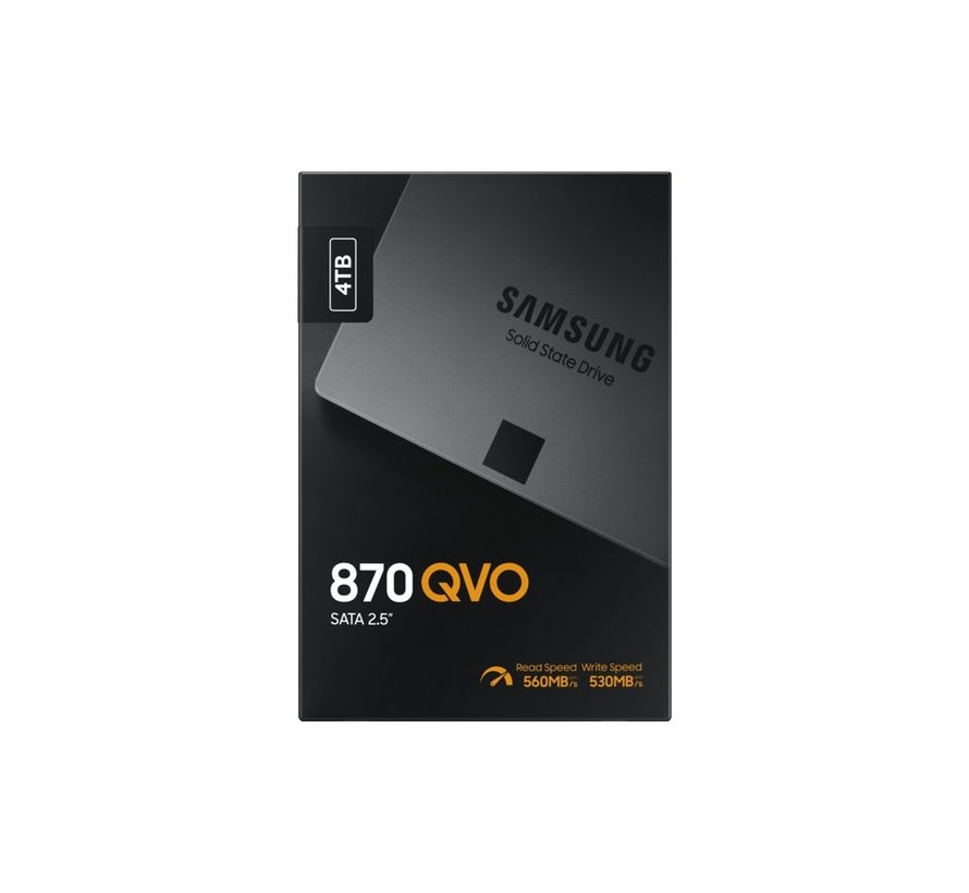870 QVO | 4TB SATA SSD | 2.5'' | 560MB/s Lezen | 530MB/s Schrijven