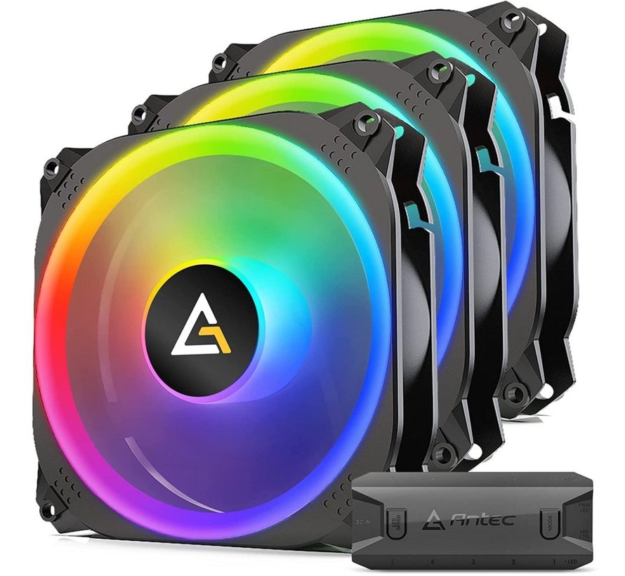 Prizm X ARGB 3 Pack | 120mm Case Fans met Fan Controller