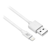 ACT AC3011 Lightning-kabel 1 m Wit