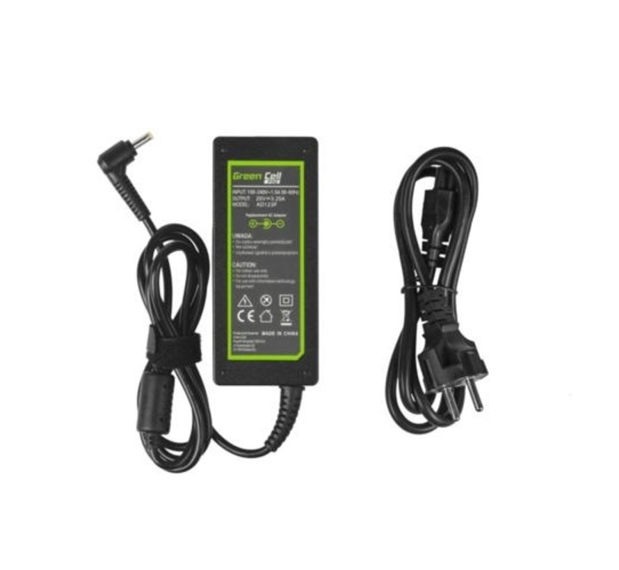 Green Cell AD123P | Laptoplader | 65W | 3.25A | 20V