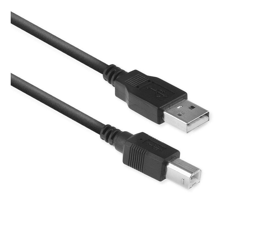 AC3030 USB-kabel 1 m USB 2.0 USB A USB B Zwart