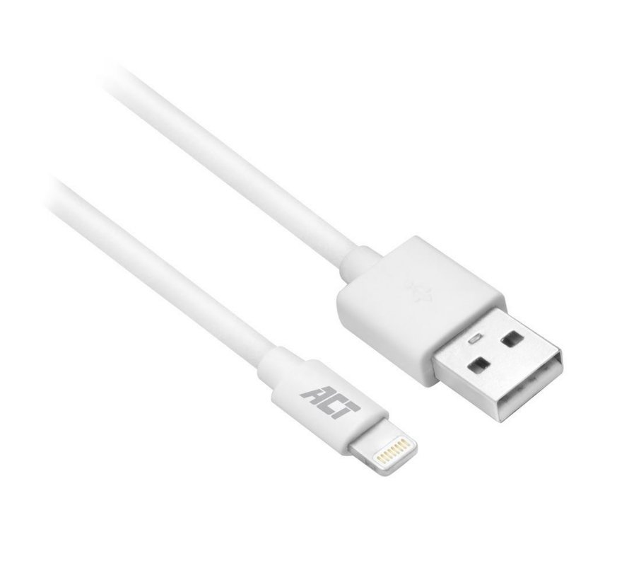 AC3092 Lightning-kabel iOS 1 m Wit