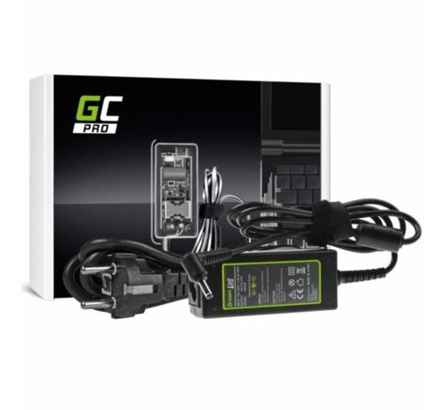 Green Cell AD40P | Asus Notebook Lader | 45 Watt | 1.2 Meter