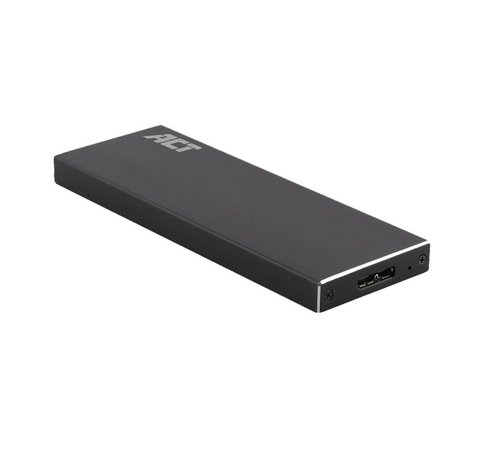 ACT AC1600 behuizing voor opslagstations SDD-behuizing Zwart M.2