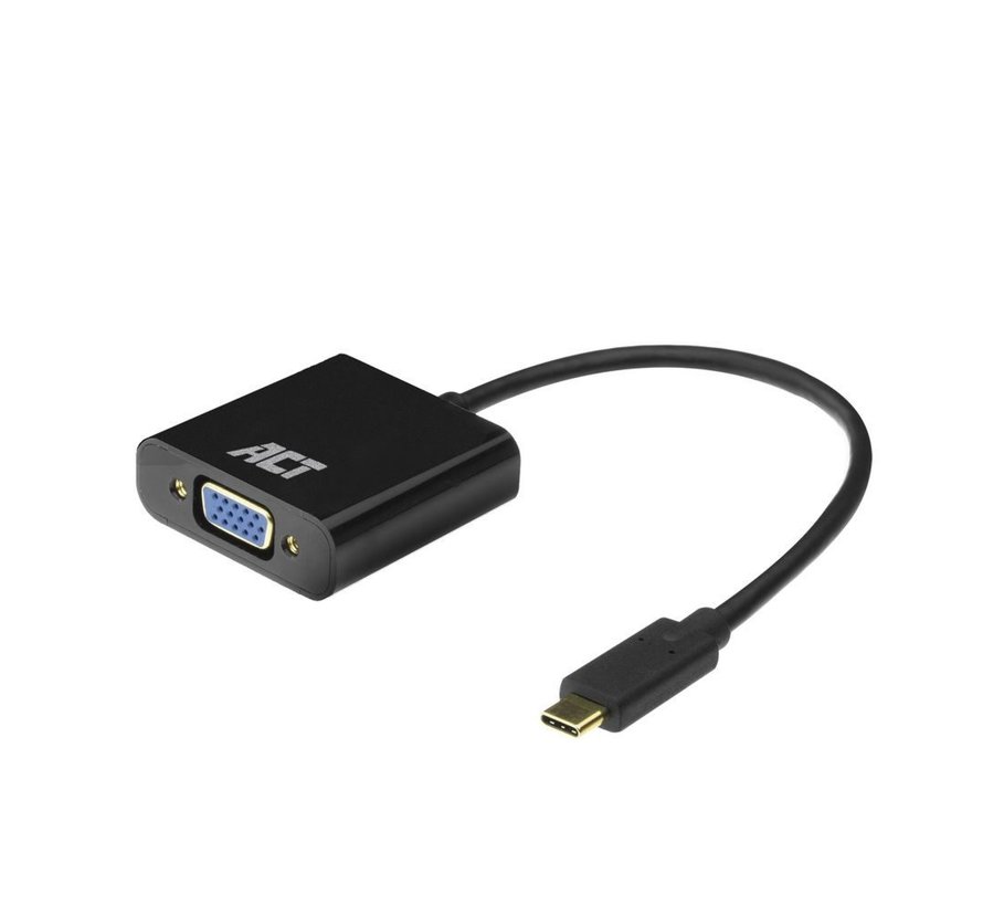 AC7300 | USB-C naar VGA Adapter | 0,15 m | Zwart