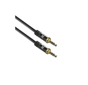 ACT AC3610 | 3.5mm Audiokabel | 1,5 Meter | Stereo Jack naar Jack | Zwart