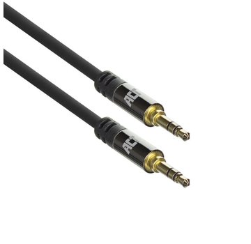 ACT AC3611 audio kabel 3 m 3.5mm Zwart