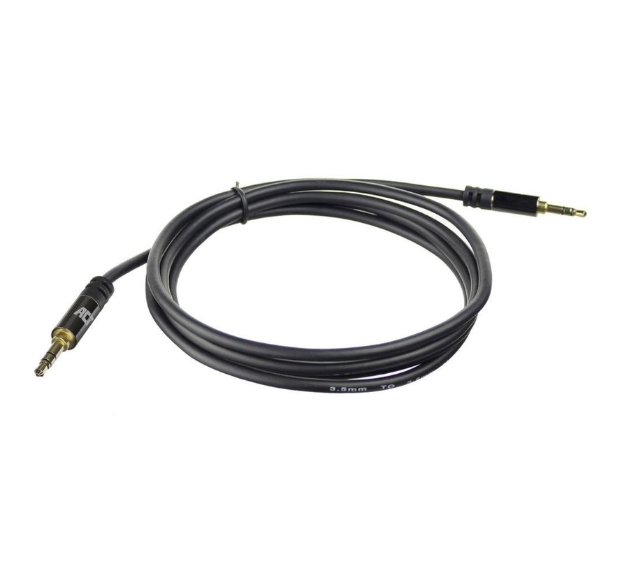 AC3611 | 3.5mm Audiokabel | 3 Meter | Stereo Jack naar Jack | Zwart