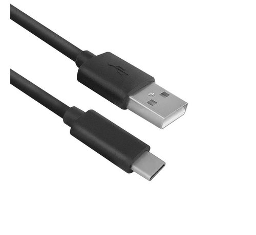 ACT AC7350 USB-kabel 1 m USB 2.0 USB C USB A Zwart