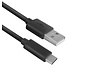 AC7350 USB-kabel 1 m USB 2.0 USB C USB A Zwart