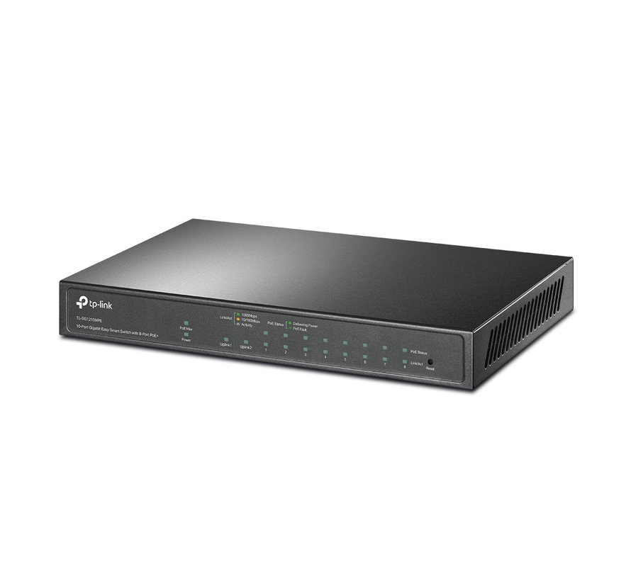10-Port Gigabit Easy Smart PoE+ switch