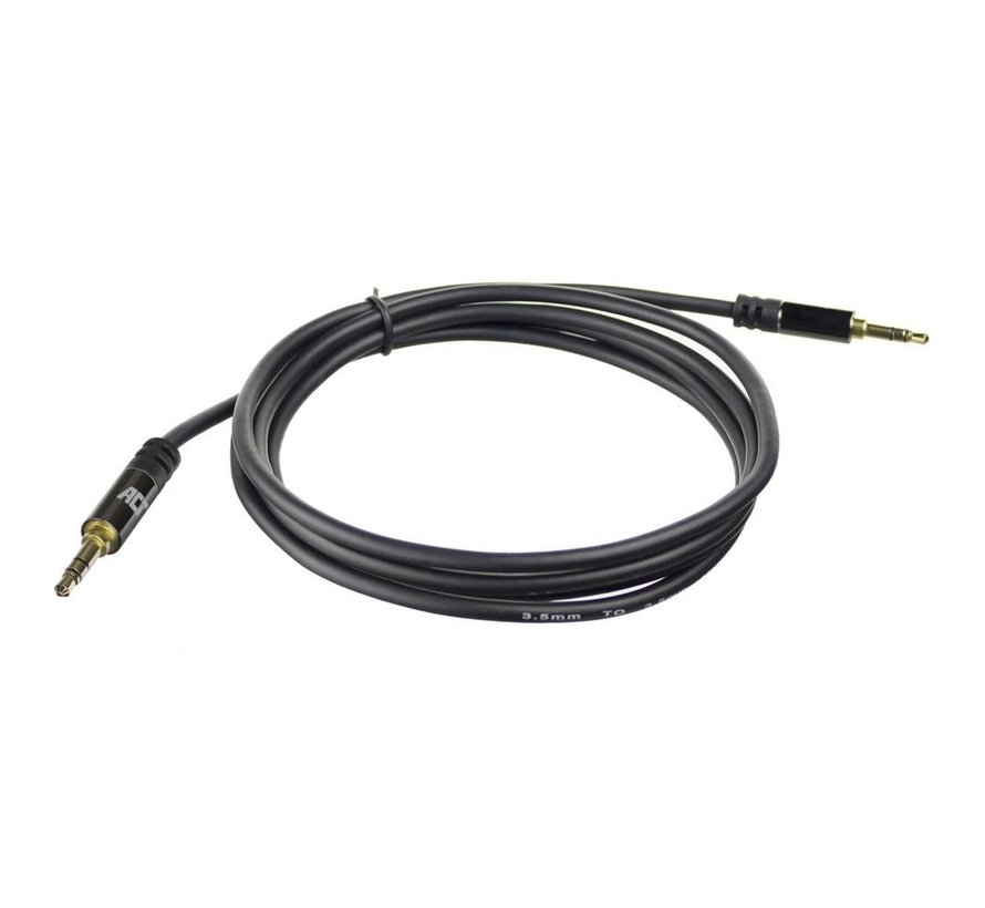 AC3612 audio kabel 5 m 3.5mm Zwart