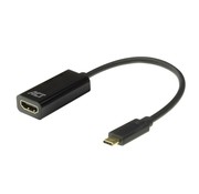 ACT AC7310 video kabel adapter 0,15 m USB Type-C HDMI Type A (Standaard) Zwart