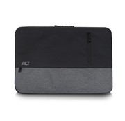 ACT AC8545 notebooktas 39,6 cm (15.6") Opbergmap/sleeve Zwart, Grijs