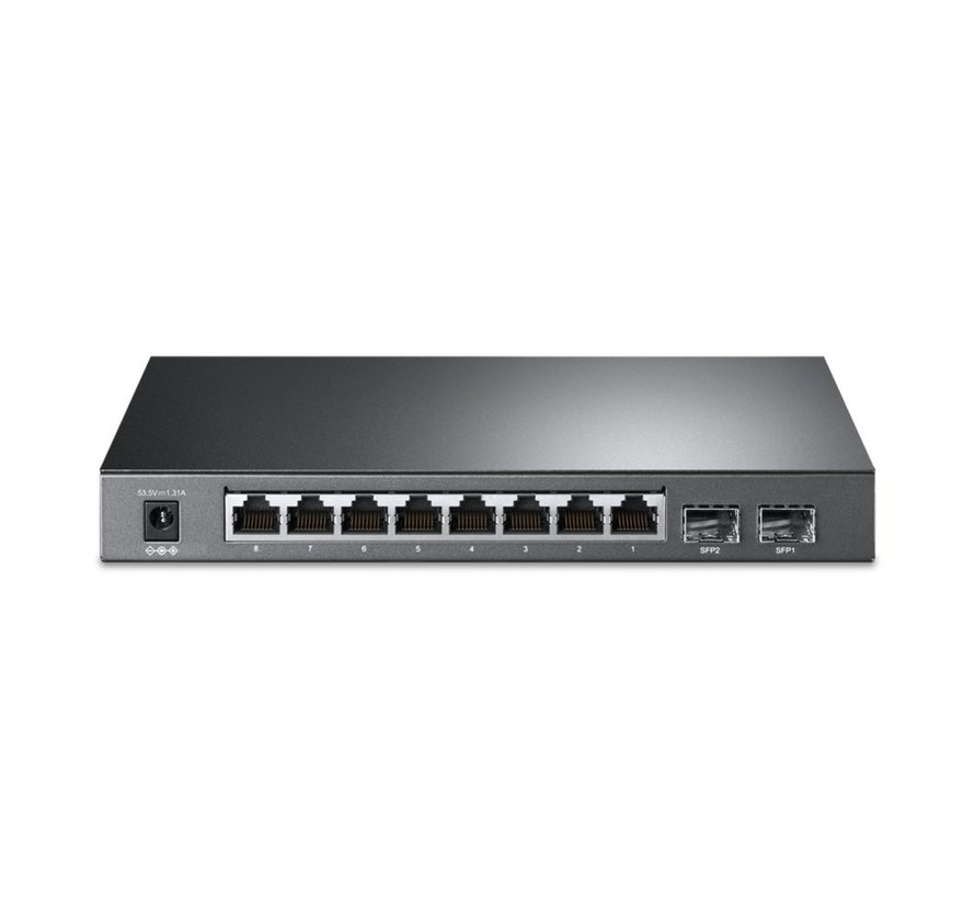 TL-SG2210P | 10-Poorts Gigabit Smart Switch | 8x PoE+ | Managed