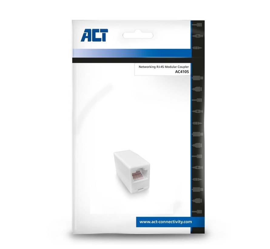 AC4105 kabel-verlengstuk | RJ-45 | Wit