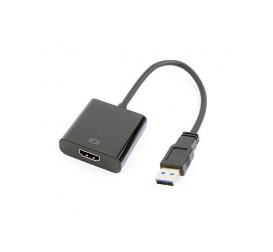 grafische adapter | USB naar HDMI | 1920 x 1080 pixels | Zwart | A-USB3-HDMI-02