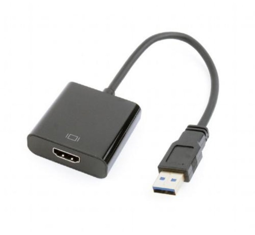 grafische adapter | USB naar HDMI | 1920 x 1080 pixels | Zwart | A-USB3-HDMI-02