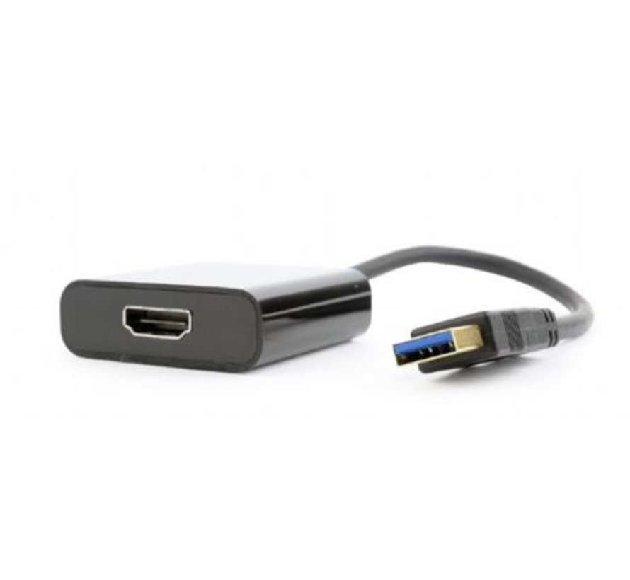 grafische adapter | USB naar HDMI | 1920 x 1080 pixels | Zwart | A-USB3-HDMI-02