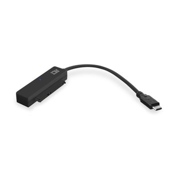 ACT AC1525 tussenstuk voor kabels USB Type-C SATA 7-pin + 15pin Zwart