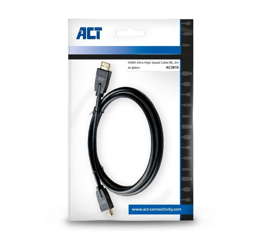 AC3810 HDMI Kabel | 2 m | HDMI Type A naar Type A | Zwart