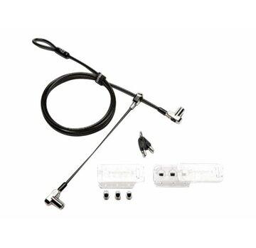 Kensington kabelslot | Universeel | 3-in-1 | Met sleutel | Dubbele slothoofden | K63380WW