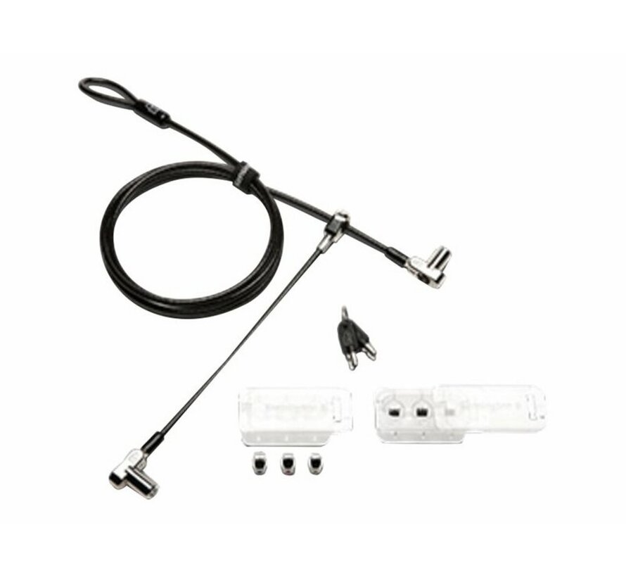 kabelslot | Universeel | 3-in-1 | Met sleutel | Dubbele slothoofden | K63380WW