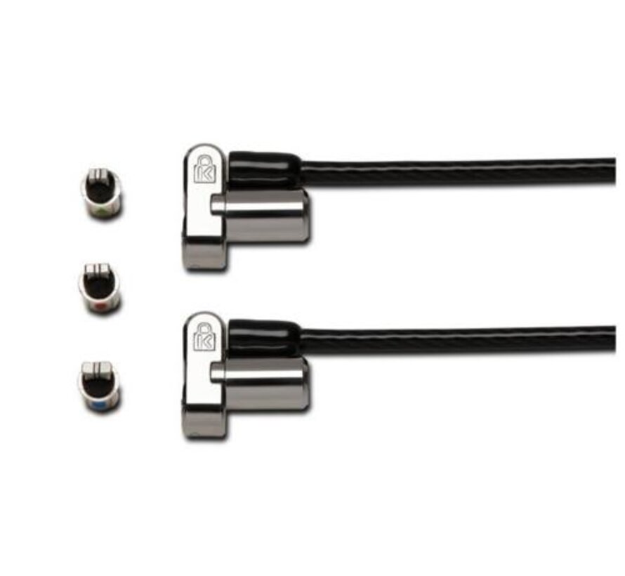 kabelslot | Universeel | 3-in-1 | Met sleutel | Dubbele slothoofden | K63380WW
